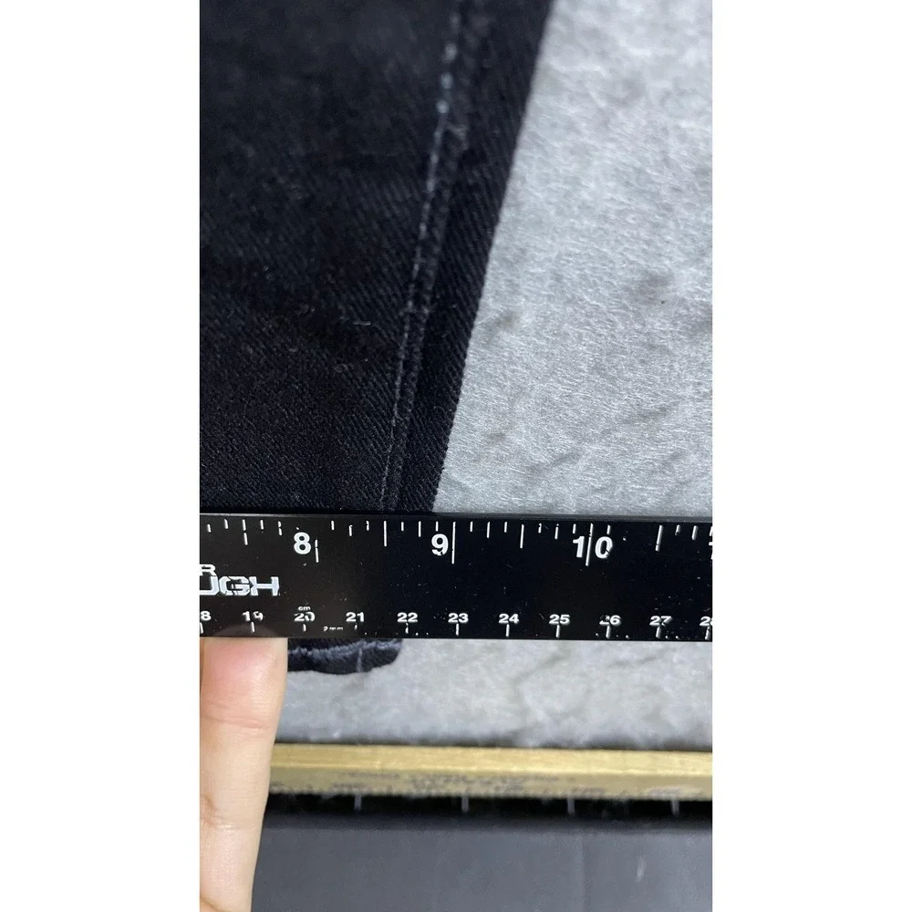 True Religion Ricky Jeans Mens 34x32 Black Rinse Relaxed Straight‎ Denim Pants
